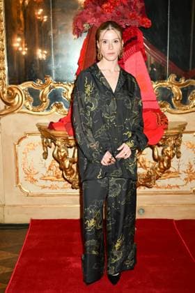 Milan, Milan Women s Fashion Week: Fall Winter 2025 - Women s Fashion, Fall Winter 2025.- Hui fashion show - guests. in the photo: Giulia Fondati  Copyright: xSimonaxChiocciax xipa-agency.netx xSimonaxChiocciax IPA_Agency_IPA54785030