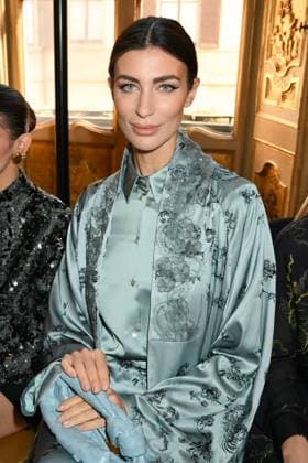 Milan, Milan Women s Fashion Week: Fall Winter 2025 - Women s Fashion, Fall Winter 2025.- Hui fashion show - guests. in the photo: Ilaria Capponi  Copyright: xSimonaxChiocciax xipa-agency.netx xSimonaxChiocciax IPA_Agency_IPA54785081