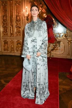 Milan, Milan Women s Fashion Week: Fall Winter 2025 - Women s Fashion, Fall Winter 2025.- Hui fashion show - guests. in the photo: Ilaria Capponi  Copyright: xSimonaxChiocciax xipa-agency.netx xSimonaxChiocciax IPA_Agency_IPA54785083