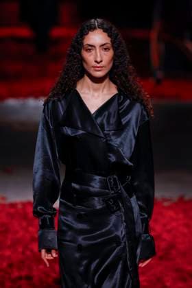 Salvatore Ferragamo Fall Winter 2025 2026 fashion show during Milan Fashion Week MFW Runway at the Salvatore Ferragamo fashion show during the Milan Fashion Week Womenswear Fall Winter 2025 2026 on March 1st, 2025 in Milan, Italy Milan Italie  Copyright: xAgencex xBestimagexAgencex xBestimagex