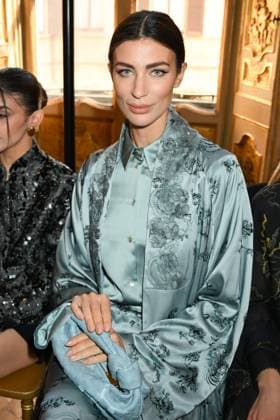 Milan, Milan Women s Fashion Week: Fall Winter 2025 - Hui Fashion Show - Guests Milan, Milan Women s Fashion Week: Fall Winter 2025 - Women s Fashion, Fall Winter 2025.- Hui fashion show - guests. in the photo: Ilaria Capponi MILAN Italy  Copyright: xIPA ABACAx