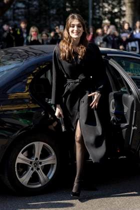 MFW - Arani’s Arrivals Pilar Fogliati arrives to Arani’s fashion show during the Milan Fashion Week - Womenswear Fall Winter 2025 2026 on March 2nd, 2025 in Milan, Italy. Photo by Marco Piovanotto ABACAPRESS.COM Milan Italy  Copyright: xPiovanottoxMarco ABACAx