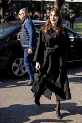 MFW - Arani’s Arrivals Pilar Fogliati arrives to Arani’s fashion show during the Milan Fashion Week - Womenswear Fall Winter 2025 2026 on March 2nd, 2025 in Milan, Italy. Photo by Marco Piovanotto ABACAPRESS.COM Milan Italy  Copyright: xPiovanottoxMarco ABACAx
