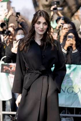 MFW - Arani’s Arrivals Pilar Fogliati arrives to Arani’s fashion show during the Milan Fashion Week - Womenswear Fall Winter 2025 2026 on March 2nd, 2025 in Milan, Italy. Photo by Marco Piovanotto ABACAPRESS.COM Milan Italy  Copyright: xPiovanottoxMarco ABACAx