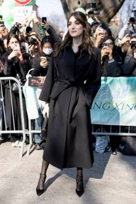 MFW - Arani’s Arrivals Pilar Fogliati arrives to Arani’s fashion show during the Milan Fashion Week - Womenswear Fall Winter 2025 2026 on March 2nd, 2025 in Milan, Italy. Photo by Marco Piovanotto ABACAPRESS.COM Milan Italy  Copyright: xPiovanottoxMarco ABACAx