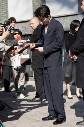 MFW - Arani’s Arrivals Wang Xingyue arrives to Arani’s fashion show during the Milan Fashion Week - Womenswear Fall Winter 2025 2026 on March 2nd, 2025 in Milan, Italy. Photo by Marco Piovanotto ABACAPRESS.COM Milan Italy  Copyright: xPiovanottoxMarco ABACAx