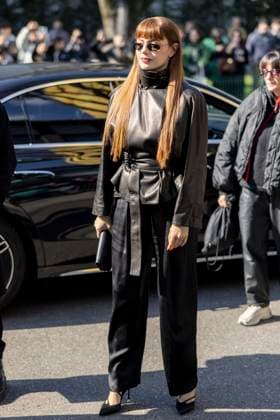 MFW - Arani’s Arrivals Annalisa arrives to Arani’s fashion show during the Milan Fashion Week - Womenswear Fall Winter 2025 2026 on March 2nd, 2025 in Milan, Italy. Photo by Marco Piovanotto ABACAPRESS.COM Milan Italy  Copyright: xPiovanottoxMarco ABACAx