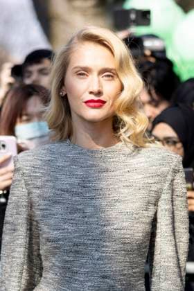 MFW - Arani’s Arrivals Celina Locks arrives to Arani’s fashion show during the Milan Fashion Week - Womenswear Fall Winter 2025 2026 on March 2nd, 2025 in Milan, Italy. Photo by Marco Piovanotto ABACAPRESS.COM Milan Italy  Copyright: xPiovanottoxMarco ABACAx
