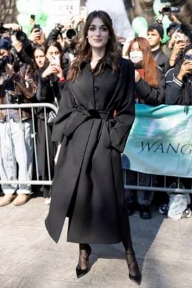MFW - Arani’s Arrivals Pilar Fogliati arrives to Arani’s fashion show during the Milan Fashion Week - Womenswear Fall Winter 2025 2026 on March 2nd, 2025 in Milan, Italy. Photo by Marco Piovanotto ABACAPRESS.COM Milan Italy  Copyright: xPiovanottoxMarco ABACAx
