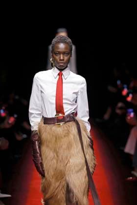 Ferrari Ready to wear fall winter 2025:26; MILAN February 2025 Ferrari Ready to wear fall winter 2025:26; MILAN February 2025, Credit:Zeppelin Avalon  Copyright: xZeppelinx xAvalonx 0970820930