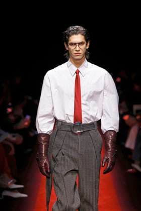 Ferrari Ready to wear fall winter 2025:26; MILAN February 2025 Ferrari Ready to wear fall winter 2025:26; MILAN February 2025, Credit:Zeppelin Avalon  Copyright: xZeppelinx xAvalonx 0970821005