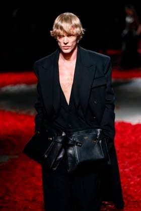 Salvatore Ferragamo Ready to wear fall winter 2025:26; MILAN February 2025 Salvatore Ferragamo Ready to wear fall winter 2025:26; MILAN February 2025, Credit:Zeppelin Avalon  Copyright: xZeppelinx xAvalonx 0971076965