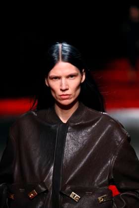 Salvatore Ferragamo Ready to wear fall winter 2025:26; MILAN February 2025 Salvatore Ferragamo Ready to wear fall winter 2025:26; MILAN February 2025, Credit:Zeppelin Avalon  Copyright: xZeppelinx xAvalonx 0971077096