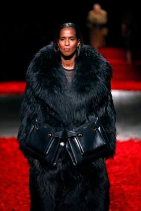 Salvatore Ferragamo Ready to wear fall winter 2025:26; MILAN February 2025 Salvatore Ferragamo Ready to wear fall winter 2025:26; MILAN February 2025, Credit:Zeppelin Avalon  Copyright: xZeppelinx xAvalonx 0971077175