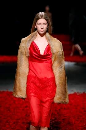Salvatore Ferragamo Ready to wear fall winter 2025:26; MILAN February 2025 Salvatore Ferragamo Ready to wear fall winter 2025:26; MILAN February 2025, Credit:Zeppelin Avalon  Copyright: xZeppelinx xAvalonx 0971077262