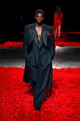 Salvatore Ferragamo Ready to wear fall winter 2025:26; MILAN February 2025 Salvatore Ferragamo Ready to wear fall winter 2025:26; MILAN February 2025, Credit:Zeppelin Avalon  Copyright: xZeppelinx xAvalonx 0971078905