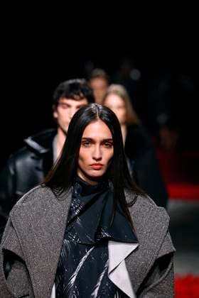 Salvatore Ferragamo Ready to wear fall winter 2025:26; MILAN February 2025 Salvatore Ferragamo Ready to wear fall winter 2025:26; MILAN February 2025, Credit:Zeppelin Avalon  Copyright: xZeppelinx xAvalonx 0971079104