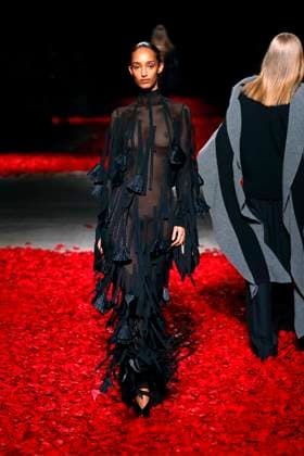 Salvatore Ferragamo Ready to wear fall winter 2025:26; MILAN February 2025 Salvatore Ferragamo Ready to wear fall winter 2025:26; MILAN February 2025, Credit:Zeppelin Avalon  Copyright: xZeppelinx xAvalonx 0971079399
