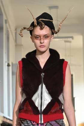 Milan, Italy: Milan, Milan Women s Fashion Week: Fall Winter 2025 - Women s Fashion, Fall Winter 2025.- Francesca Liberatore fashion show - catwalk in the photo: Model Milan Italy  - ZUMAp169 20250302_zea_p169_340 Copyright: xSimonaxChiocciax