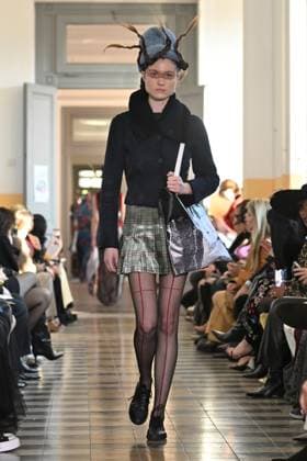 Milan, Italy: Milan, Milan Women s Fashion Week: Fall Winter 2025 - Women s Fashion, Fall Winter 2025.- Francesca Liberatore fashion show - catwalk in the photo: Model Milan Italy  - ZUMAp169 20250302_zea_p169_342 Copyright: xSimonaxChiocciax