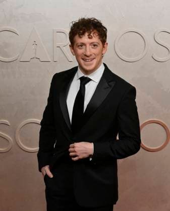 Ethan Slater arrives on the red carpet for the 97th Academy Awards in the Hollywood section of Los Angeles on Sunday, March 2, 2025.  LAP20250302311 JIMxRUYMEN