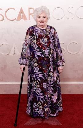 June Squibb arrives on the red carpet for the 97th Academy Awards in the Hollywood section of Los Angeles on Sunday, March 2, 2025.  LAP20250302746 JOHNxANGELILLO
