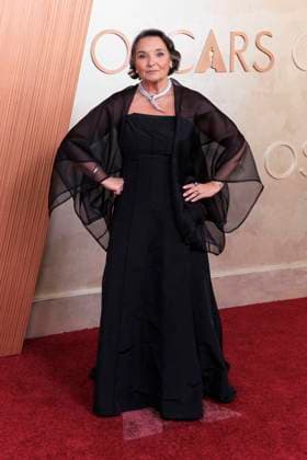 March 2, 2025, Hollywood, California, USA: Suzanne Stokes-Munton on the red carpet of the 97th Annual Academy Awards on Sunday March 2, 2025 at the Dolby Theater in Hollywood, California. BURT HARRIS BNS PI Hollywood USA - ZUMAp124 20250302_zaa_p124_012 Copyright: xBurtxHarrisx