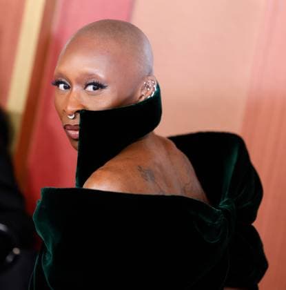 Cynthia Erivo arrives on the red carpet for the 97th Academy Awards in the Hollywood section of Los Angeles on Sunday, March 2, 2025.  LAP20250302771 JOHNxANGELILLO
