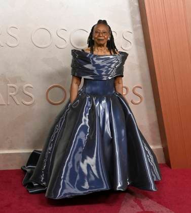 Whoopi Goldberg arrives on the red carpet for the 97th Academy Awards in the Hollywood section of Los Angeles on Sunday, March 2, 2025.  LAP20250302370 JIMxRUYMEN