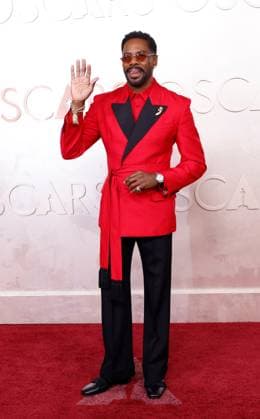 Colman Domingo arrives on the red carpet for the 97th Academy Awards in the Hollywood section of Los Angeles on Sunday, March 2, 2025.  LAP20250302896 JOHNxANGELILLO