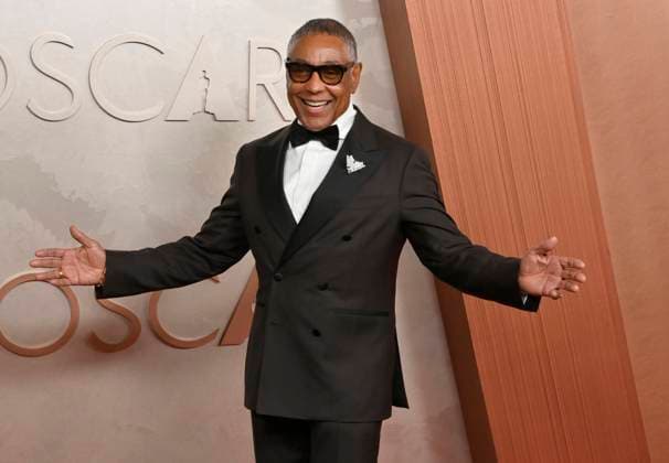 Giancarlo Esposito arrives on the red carpet for the 97th Academy Awards in the Hollywood section of Los Angeles on Sunday, March 2, 2025.  LAP20250302427 JIMxRUYMEN