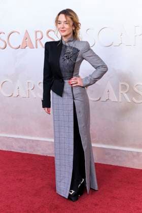March 2, 2025, Hollywood, California, USA: Julia Floch Carbonel on the red carpet of the 97th Annual Academy Awards on Sunday March 2, 2025 at the Dolby Theater in Hollywood, California. BURT HARRIS BNS PI Hollywood USA - ZUMAp124 20250302_zaa_p124_078 Copyright: xBurtxHarrisx