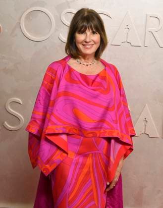 Cynthia Sleiter arrives on the red carpet for the 97th Academy Awards in the Hollywood section of Los Angeles on Sunday, March 2, 2025.  LAP20250302464 JIMxRUYMEN