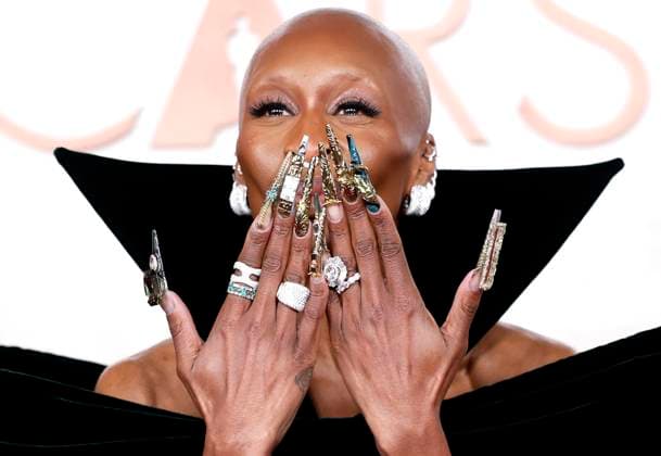 Cynthia Erivo arrives on the red carpet for the 97th Academy Awards in the Hollywood section of Los Angeles on Sunday, March 2, 2025.  LAP202503029003 JOHNxANGELILLO