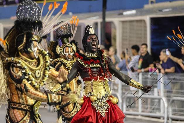 Bilder des Jahres 2025, News 03 März News Themen der Woche KW09 Parade of the united samba school of sao lucas. Sao paulo (sp), 02 03 2025-parade carnival sp- parade carnival sp - parade of members of Unidos de Sao Lucas, valid for access group 1 of the samba schools of Sao Paulo 2025, held at the Anhembi Sambadrome, north of the city of Sao Paulo this Sunday, March 2, 2025. (Foto: Joca Duarte Thenews2 imago images) Parade of the united samba school of sao lucas.  Copyright: xJocaxDuartex