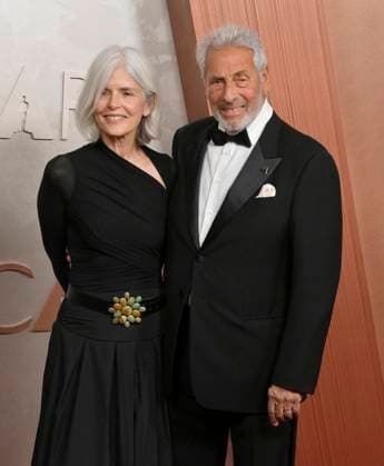 (L-R) Molly Jordan Koch and Hawk Koch arrive on the red carpet for the 97th Academy Awards in the Hollywood section of Los Angeles on Sunday, March 2, 2025.  LAP20250302493 JIMxRUYMEN