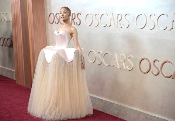 HOLLYWOOD, CA - MARCH 2: Ariana Grande at the 97th Academy Awards on March 2, 2025 at the Dolby Theatre in Hollywood, California. Copyright: xMediaPunchx