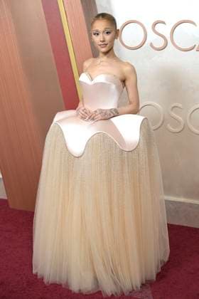 HOLLYWOOD, CA - MARCH 2: Ariana Grande at the 97th Academy Awards on March 2, 2025 at the Dolby Theatre in Hollywood, California. Copyright: xMediaPunchx