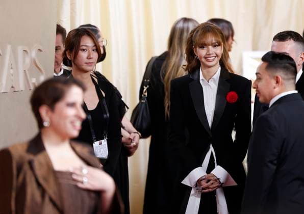 Lisa arrives on the red carpet for the 97th Academy Awards in the Hollywood section of Los Angeles on Sunday, March 2, 2025.  LAP202503029022 JOHNxANGELILLO