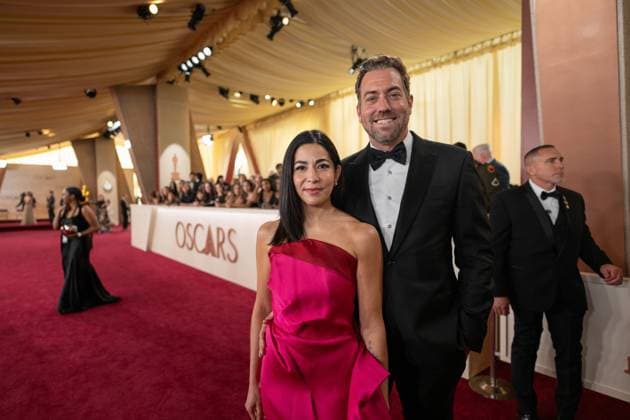 97th Oscars, Academy Awards Amy Homma and Charlie Dawson arrive on the red carpet of the 97th OscarsÂ® at the DolbyÂ® Theatre at Ovation Hollywood on Sunday, March 2, 2025., Credit:Avalon.red Avalon  Copyright: xAvalon.redx xAvalonx 0971211518
