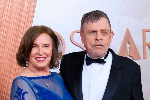 March 2, 2025, Hollywood, California, USA: (L-R) Marilou York and Mark Hamill on the red carpet of the 97th Annual Academy Awards on Sunday March 2, 2025 at the Dolby Theater in Hollywood, California. BURT HARRIS BNS PI Hollywood USA - ZUMAp124 20250302_zaa_p124_269 Copyright: xBurtxHarrisx