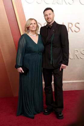 Christopher Scott with companion at the 2025 97th Annual Academy Awards at the Dolby Theatre Los Angeles, 02 03 2025 Foto:xJ.xBlocx xFuturexImagex oscars_5340