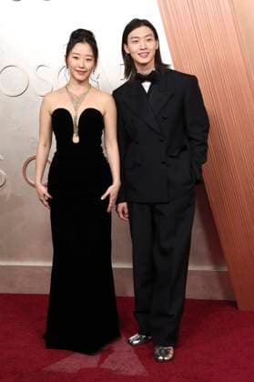 Gia Kim and Sang Heon Lee at the 2025 97th Annual Academy Awards at the Dolby Theatre Los Angeles, 02 03 2025 Foto:xJ.xBlocx xFuturexImagex oscars_5343
