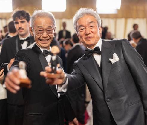 Entertainment Themen der Woche KW09 97th Oscars, Academy Awards Daisuke Nishio and Takashi Washio arrive on the red carpet of the 97th OscarsÂ® at the DolbyÂ® Theatre at Ovation Hollywood on Sunday, March 2, 2025., Credit:Avalon.red Avalon  Copyright: xAvalon.redx xAvalonx 0971213813