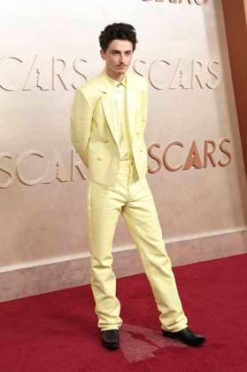 Timothee Chalamet at the 2025 97th Annual Academy Awards at the Dolby Theatre Los Angeles, 02 03 2025 Foto:xJ.xBlocx xFuturexImagex oscars_5513