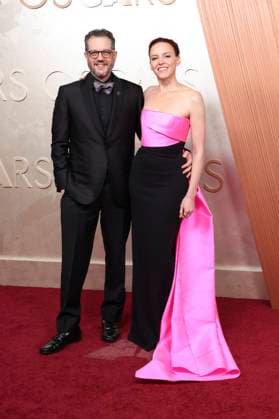 Michael Giacchino and Andrea Datzman at the 2025 97th Annual Academy Awards at the Dolby Theatre Los Angeles, 02 03 2025 Foto:xJ.xBlocx xFuturexImagex oscars_5556