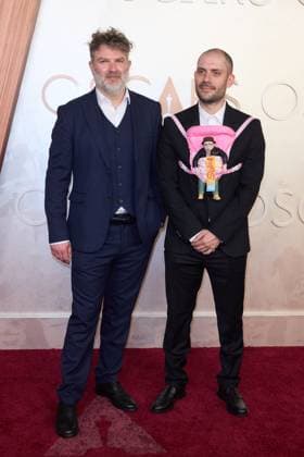 97th Oscars, Academy Awards Brecht Van Elslande and Nicolas Keppens arrive on the red carpet of the 97th OscarsÂ® at the DolbyÂ® Theatre at Ovation Hollywood on Sunday, March 2, 2025., Credit:Avalon.red Avalon  Copyright: xAvalon.redx xAvalonx 0971226872