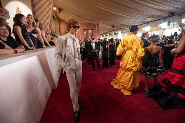 Callum Harper arrives on the red carpet of the 97th OscarsÂ® at the DolbyÂ® Theatre at Ovation Hollywood on Sunday, March 2, 2025. Los Angeles CA USA  34776314PLX