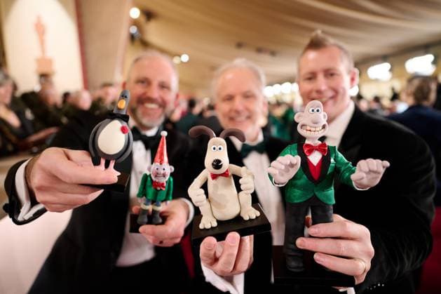 Richard Beek, Nick Park, and Merlin Crossingham arrive on the red carpet of the 97th OscarsÂ® at the DolbyÂ® Theatre at Ovation Hollywood on Sunday, March 2, 2025. Los Angeles CA USA  34776343PLX