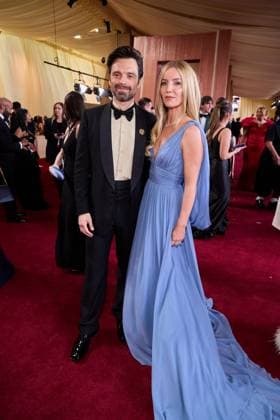 Sebastian Stan and Annabelle Wallis arrive on the red carpet of the 97th OscarsÂ® at the DolbyÂ® Theatre at Ovation Hollywood on Sunday, March 2, 2025. Los Angeles CA USA  34776369PLX